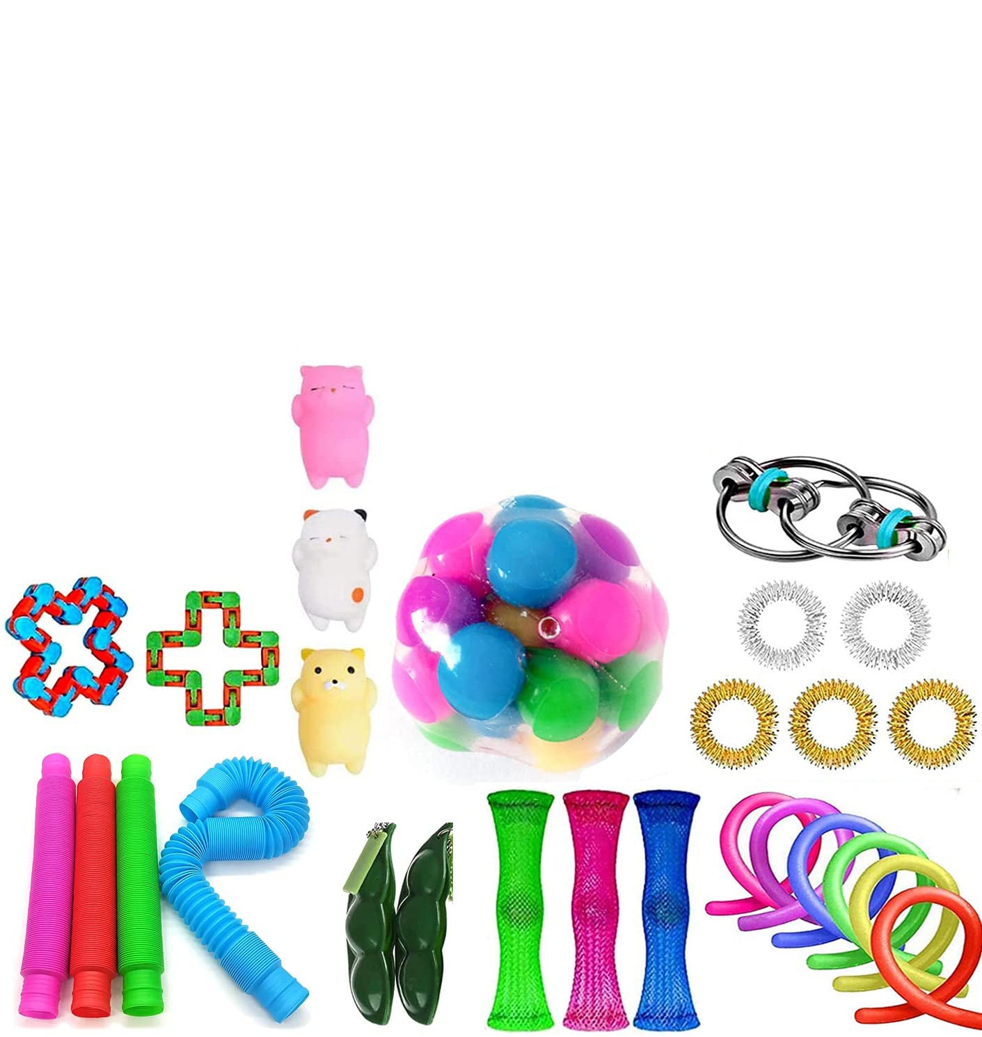 Vent Ice Cream Edamame Finger Massage Pressing Board Toy