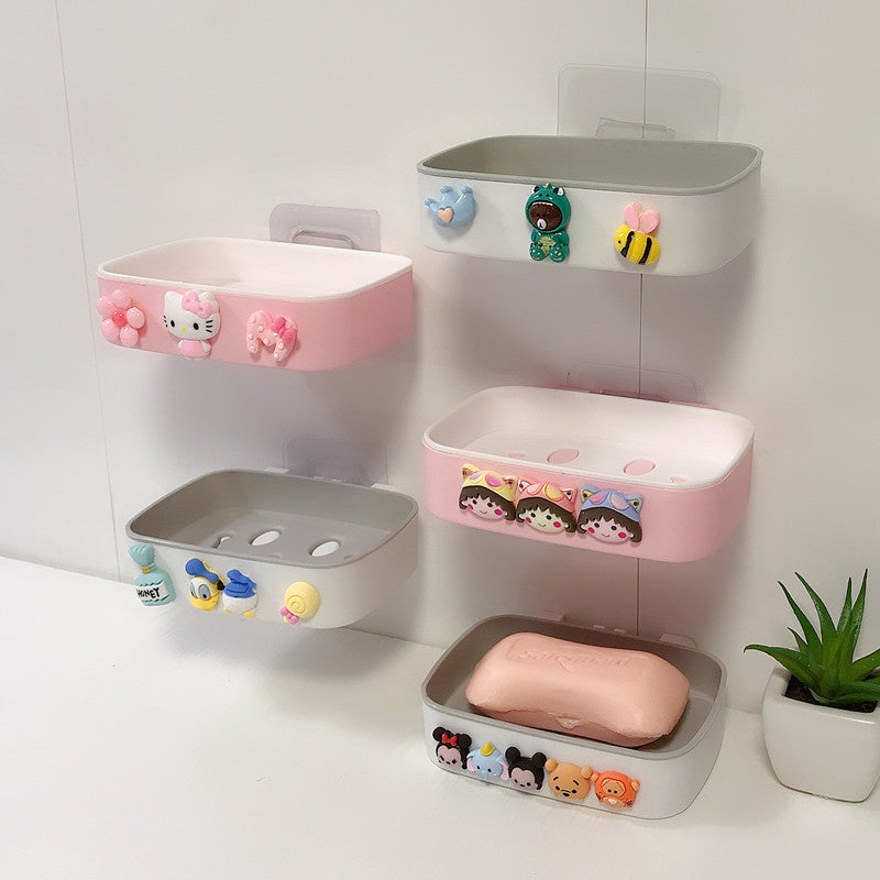 Household soap-free wall hanging soap box
