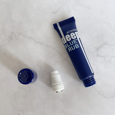 DIY Cream Massage Hose Blue 15ml Subpackaging Empty Bottles Three Balls Lightweight Portable Applicable To Doterui