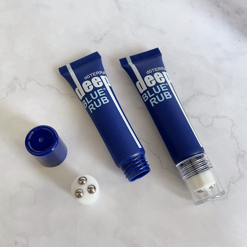 DIY Cream Massage Hose Blue 15ml Subpackaging Empty Bottles Three Balls Lightweight Portable Applicable To Doterui