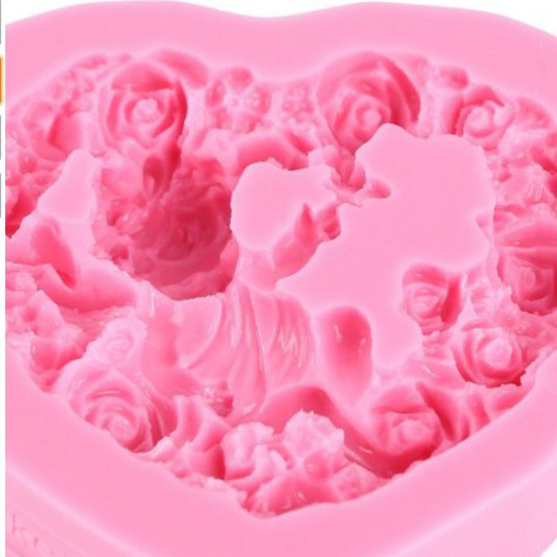Angel Rose Silicone Soap Handmade Soap Mold