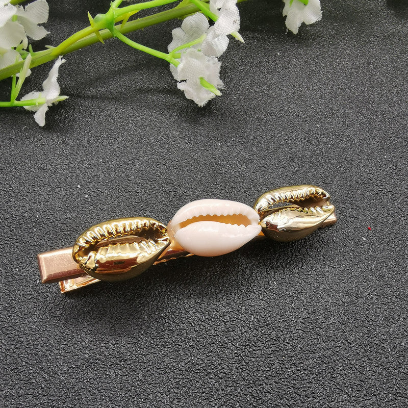 Hair Accessories Natural Shell Freshwater Pearl Hairpin