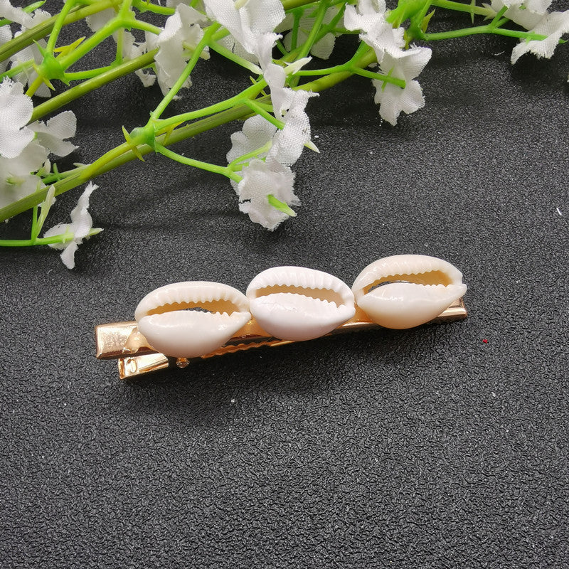 Hair Accessories Natural Shell Freshwater Pearl Hairpin