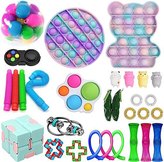 Vent Ice Cream Edamame Finger Massage Pressing Board Toy
