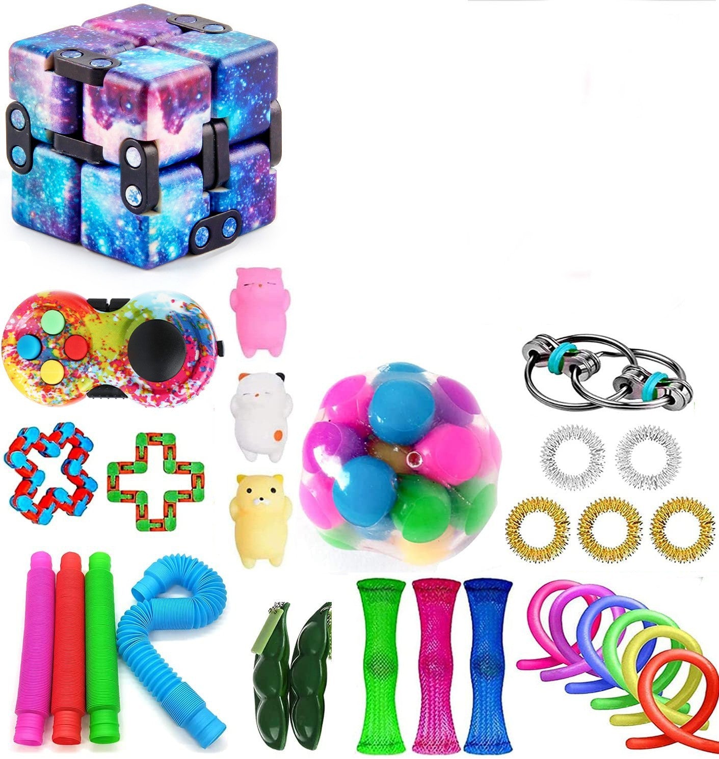 Vent Ice Cream Edamame Finger Massage Pressing Board Toy