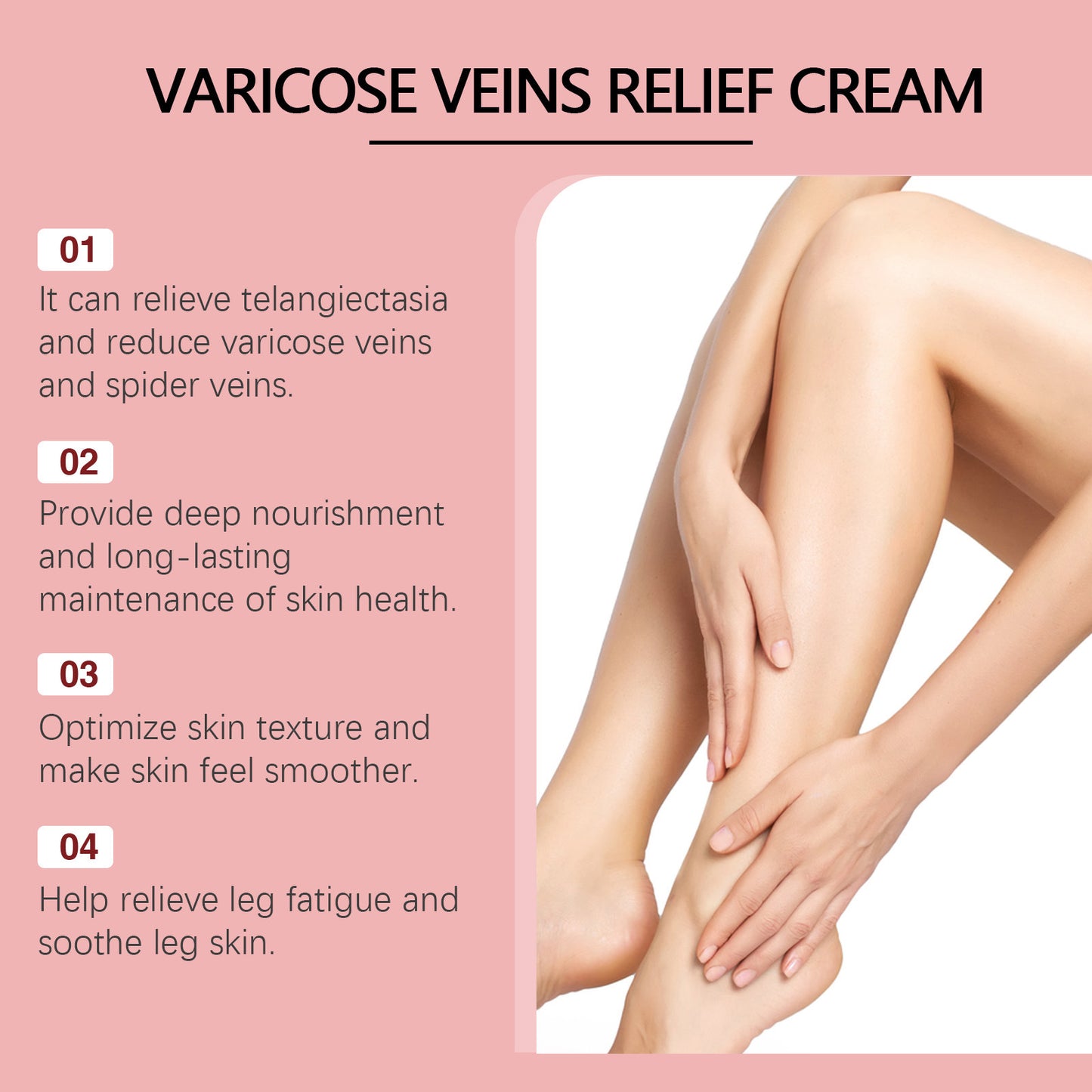 Leg Care Comfortable Leg Moisturizing Skin Body Massage Cream