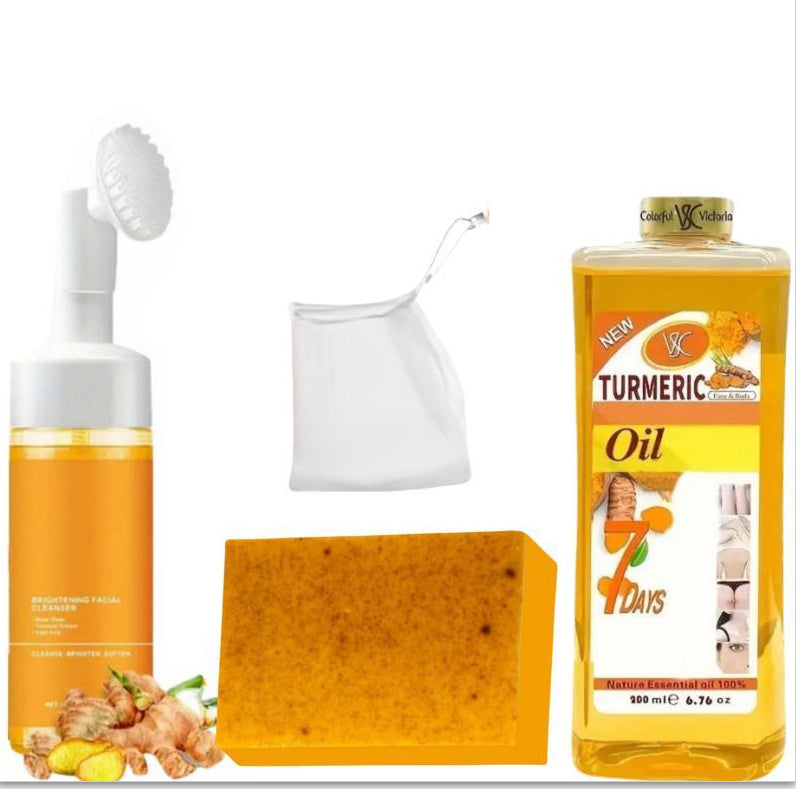 Exfoliating Cleansing Pads & Soap - With Turmeric