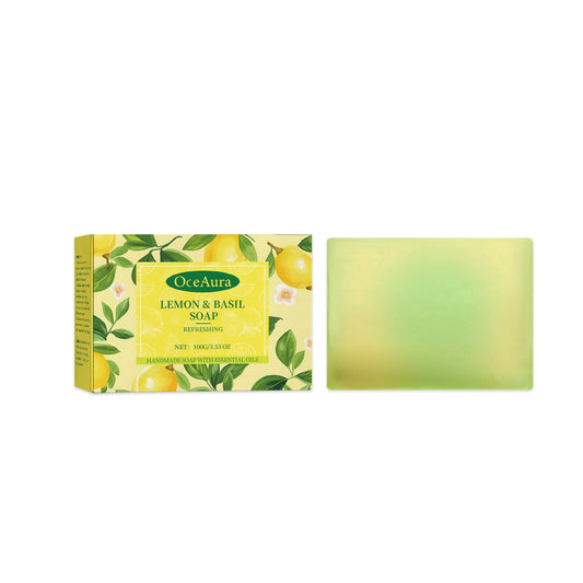 Lemon Refreshing Basil Soap