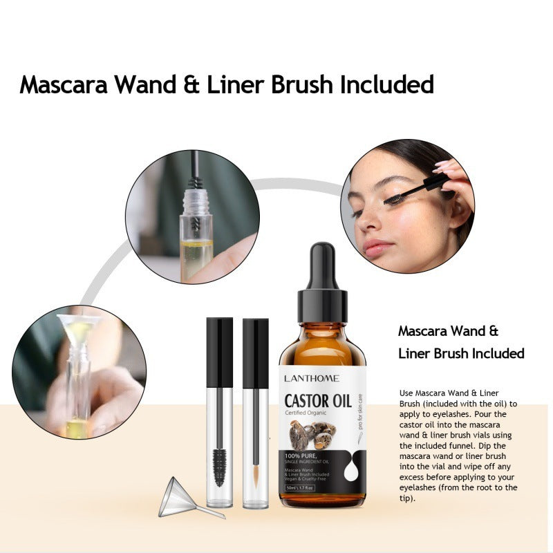 Castor Oil Eyelash Hair Care Suit