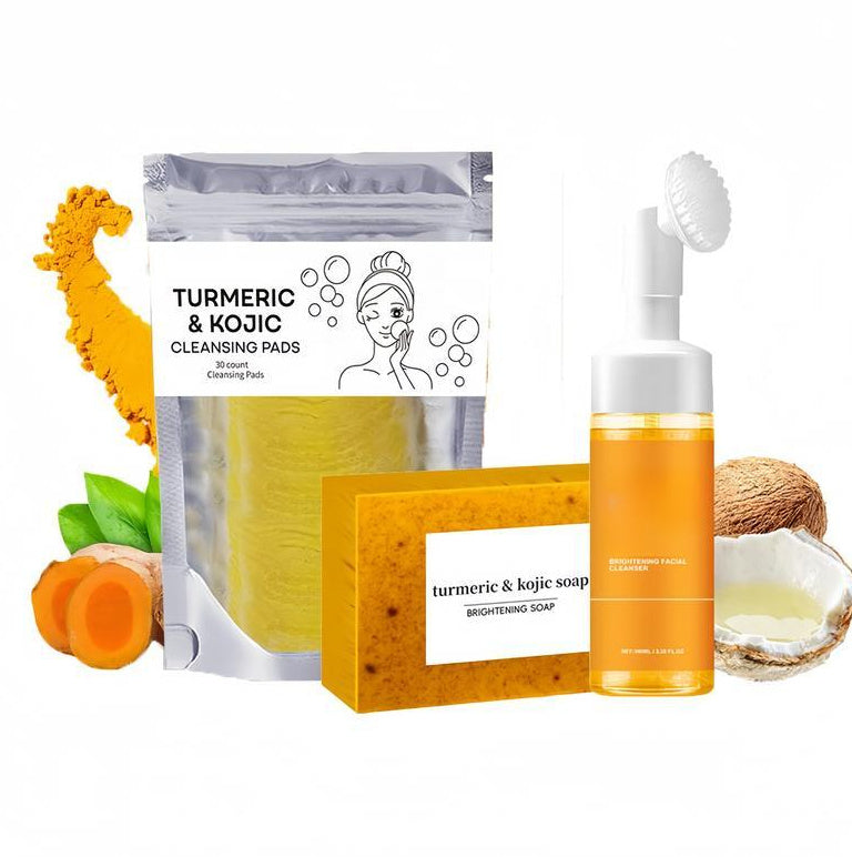 Exfoliating Cleansing Pads & Soap - With Turmeric
