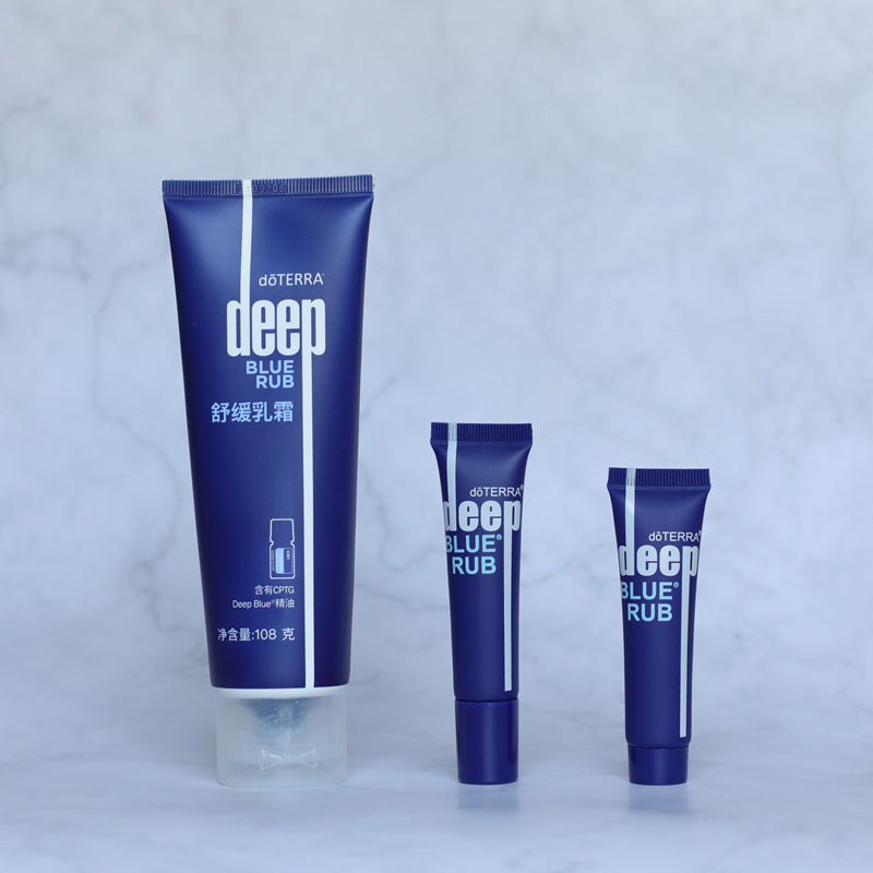 DIY Cream Massage Hose Blue 15ml Subpackaging Empty Bottles Three Balls Lightweight Portable Applicable To Doterui