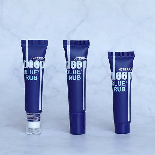 DIY Cream Massage Hose Blue 15ml Subpackaging Empty Bottles Three Balls Lightweight Portable Applicable To Doterui